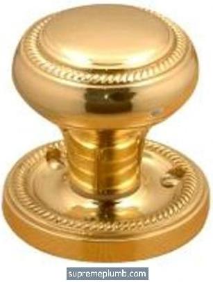 Regency Mortice Knob HOT FORGED Polished Brass